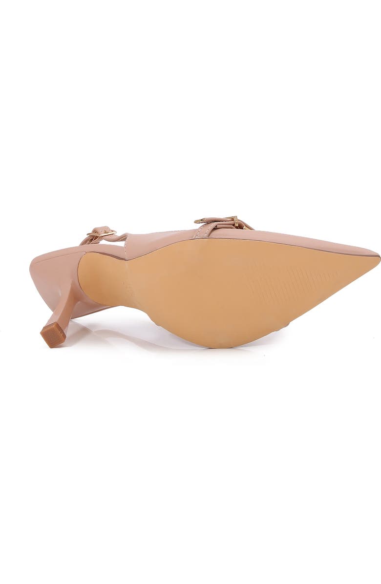 BERNESS Coraline Pointed Toe Slingback Pump, Alternate, color, Beige