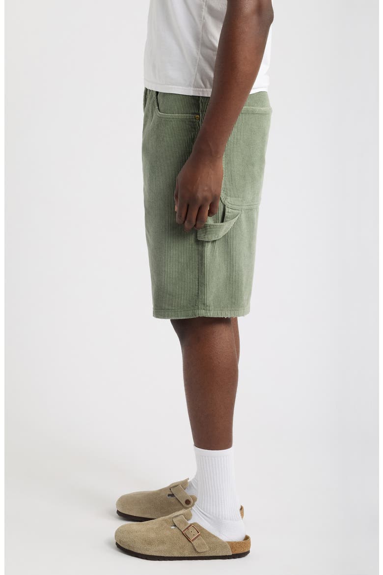 Corduroy Shorts, Alternate, color, SAGE