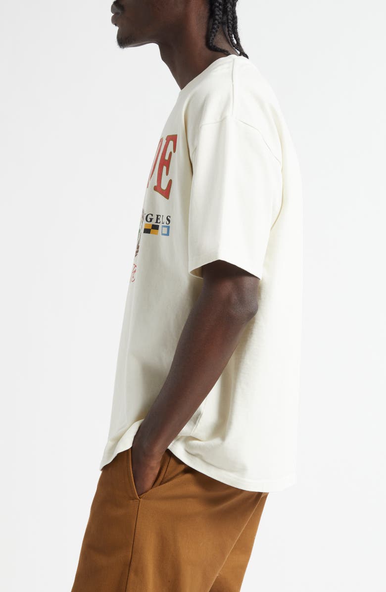 Rhude Bay of Angels Yacht Graphic T-Shirt, Alternate, color,