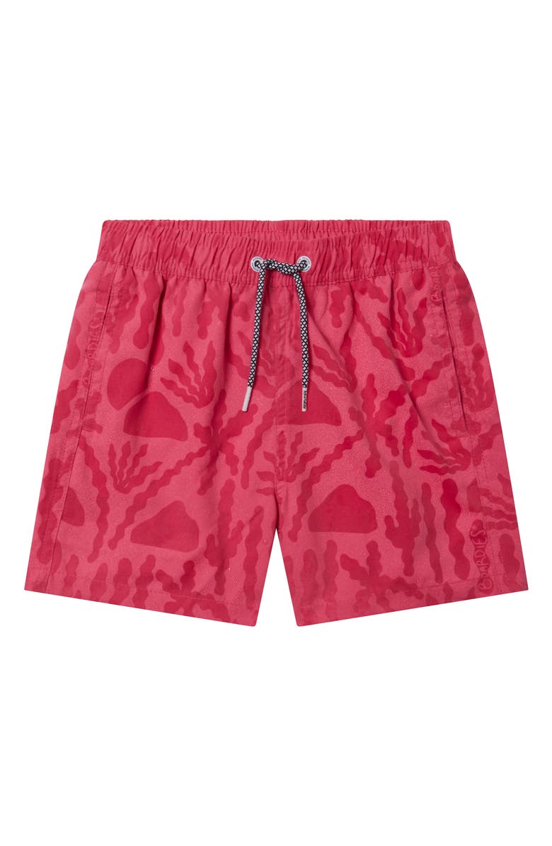 Boardies Kids' Las Coloradas Swim Trunks, Alternate, color, Pink