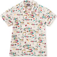 Tea Collection Printed Camp Shirt