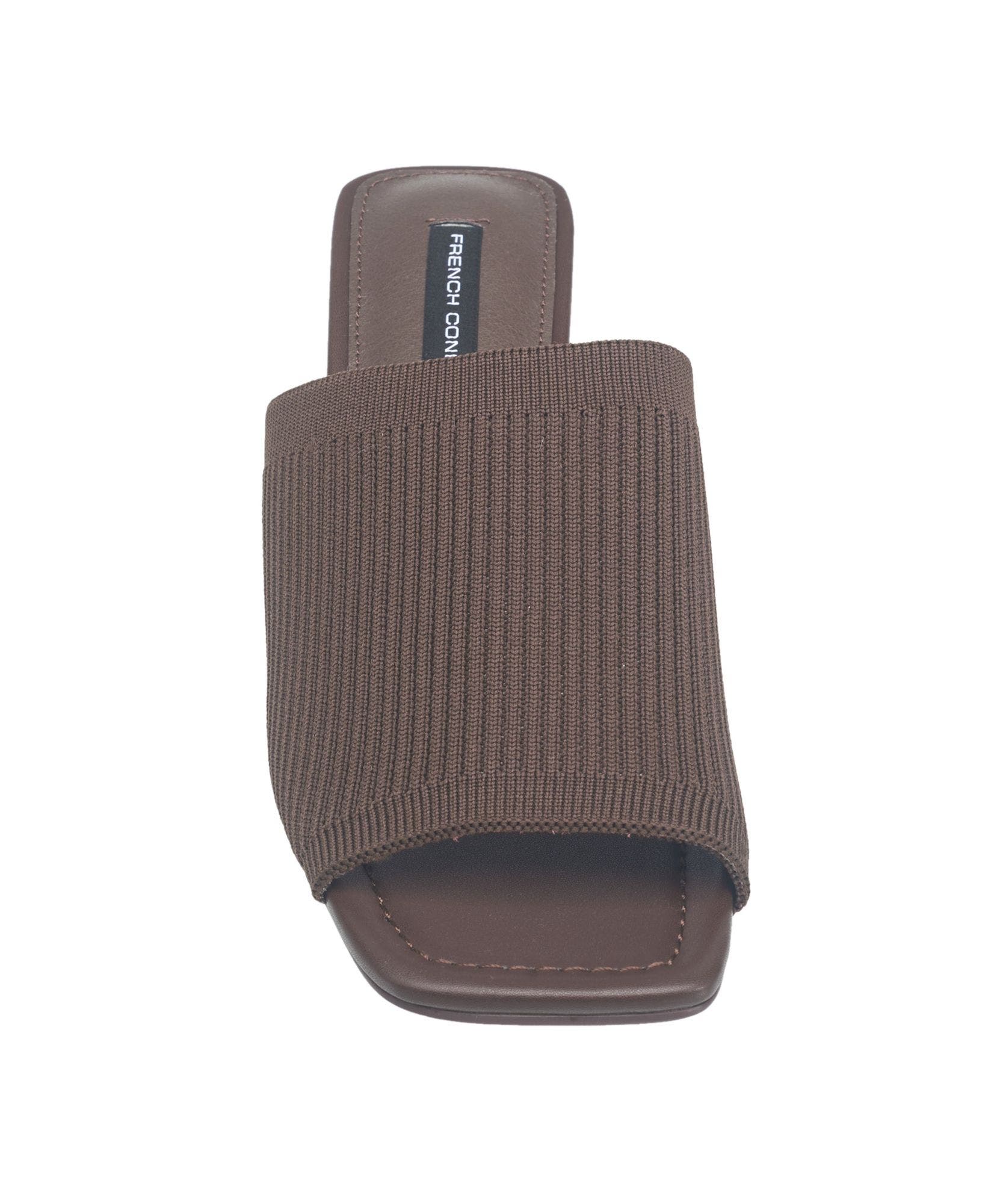 Styles Knit Stretch Mule, Alternate, color, CHOCOLATE