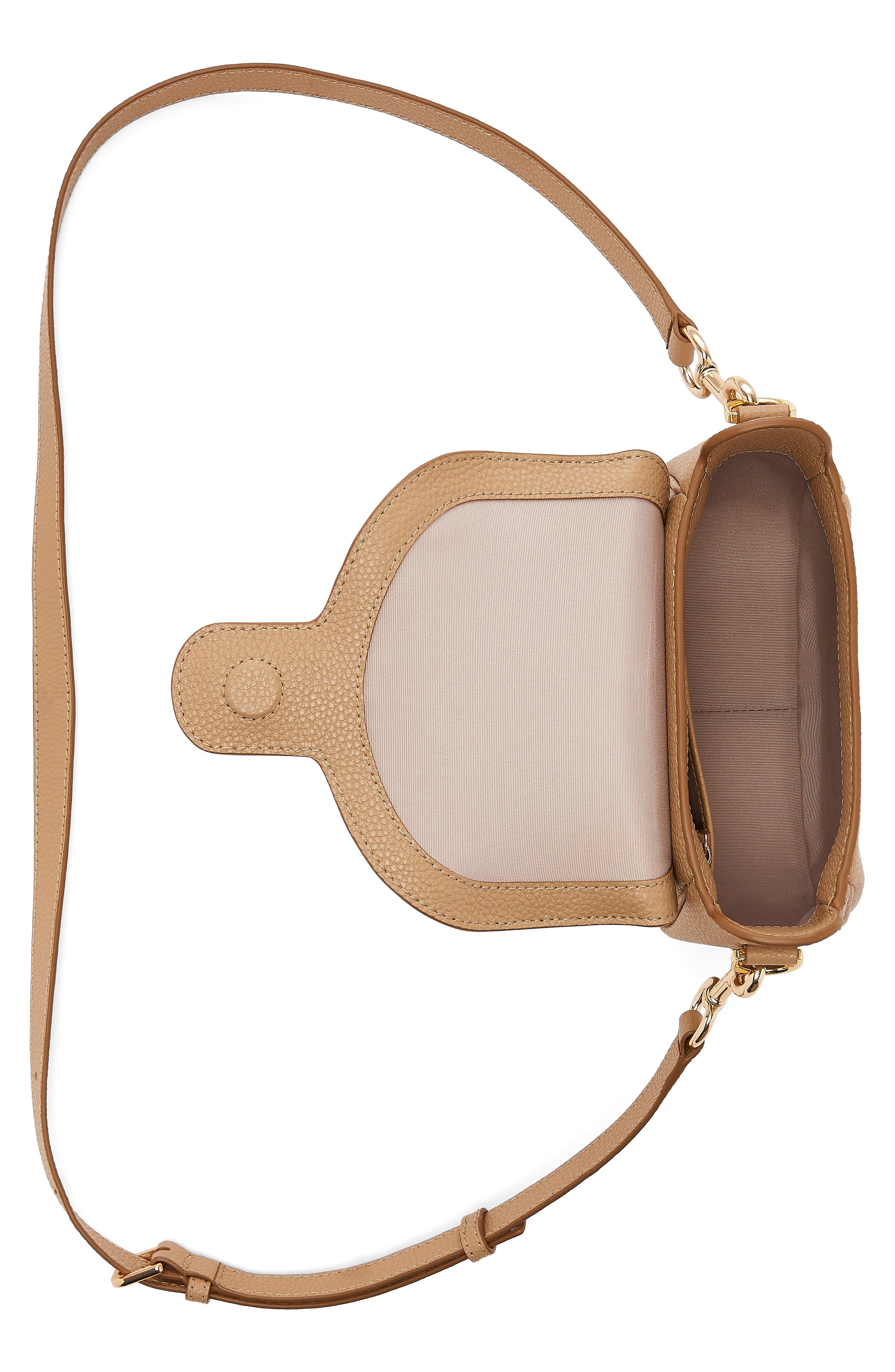 Marc Jacobs The J Marc Pebble Saddle Bag, Alternate, color, Camel