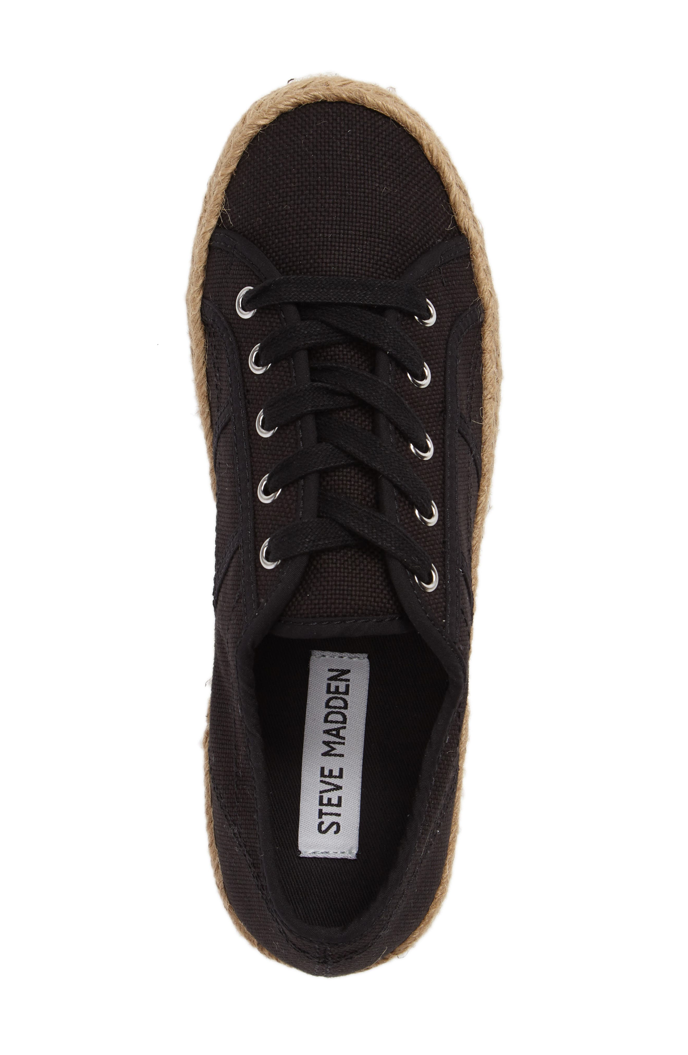 Hampton Platform Sneaker, Alternate, color, BLACK FABRIC
