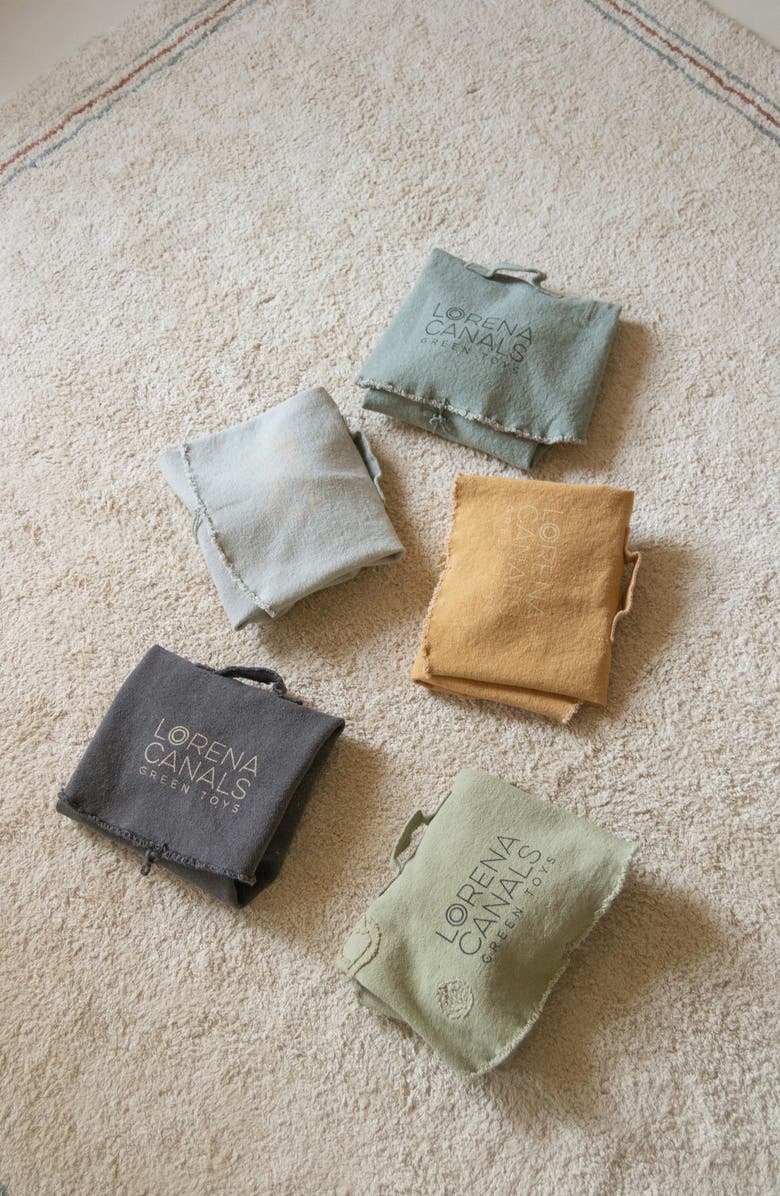 Lorena Canals Flower Garden Canvas Playset, Alternate, color, Blue