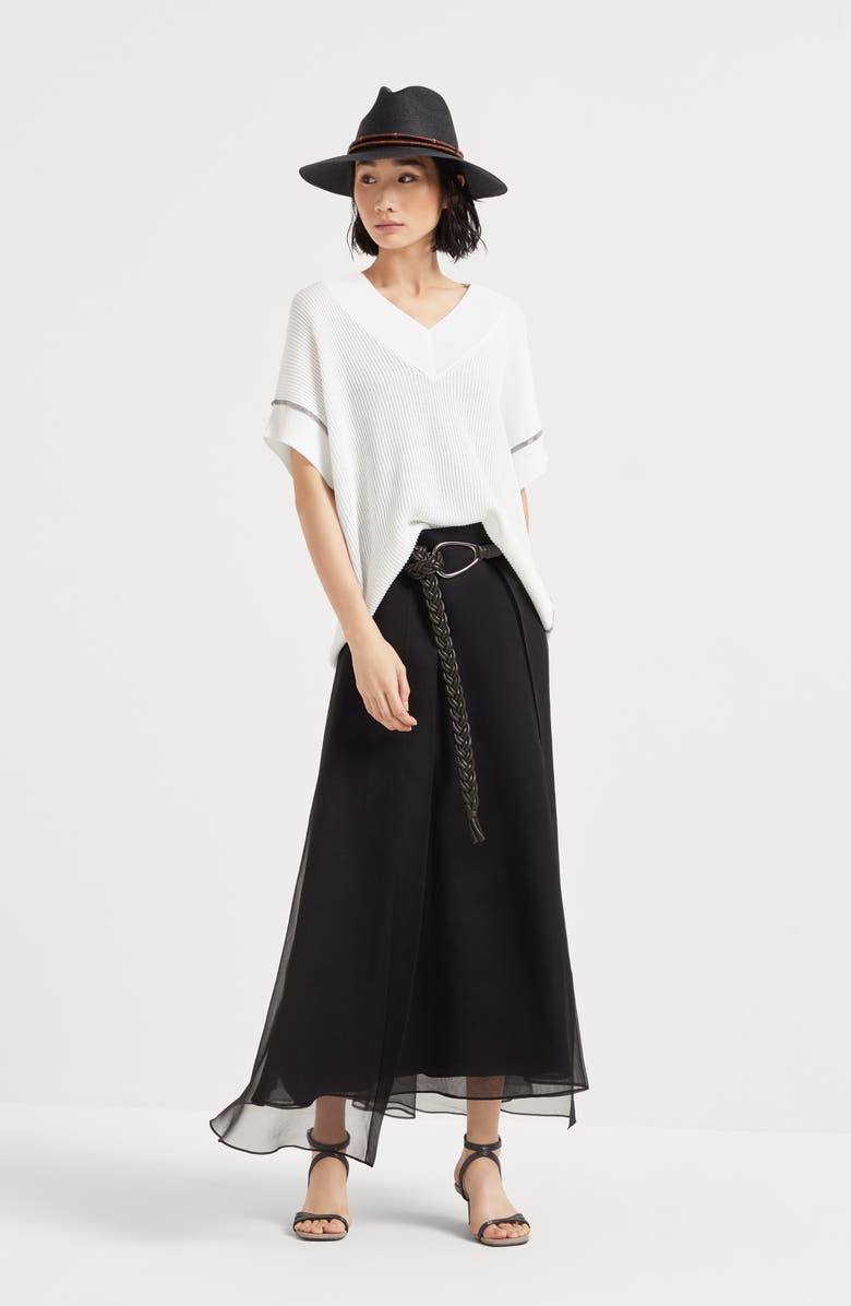 Brunello Cucinelli T-shirt with monili, Alternate, color, 