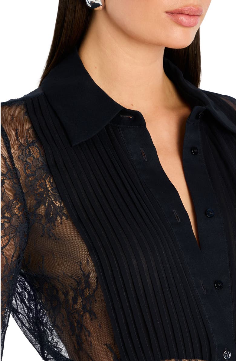 Retrofête Armelle Lace Blouse, Alternate, color, 