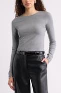 Nordstrom Pima Cotton & Tencel Modal Long Sleeve T-Shirt