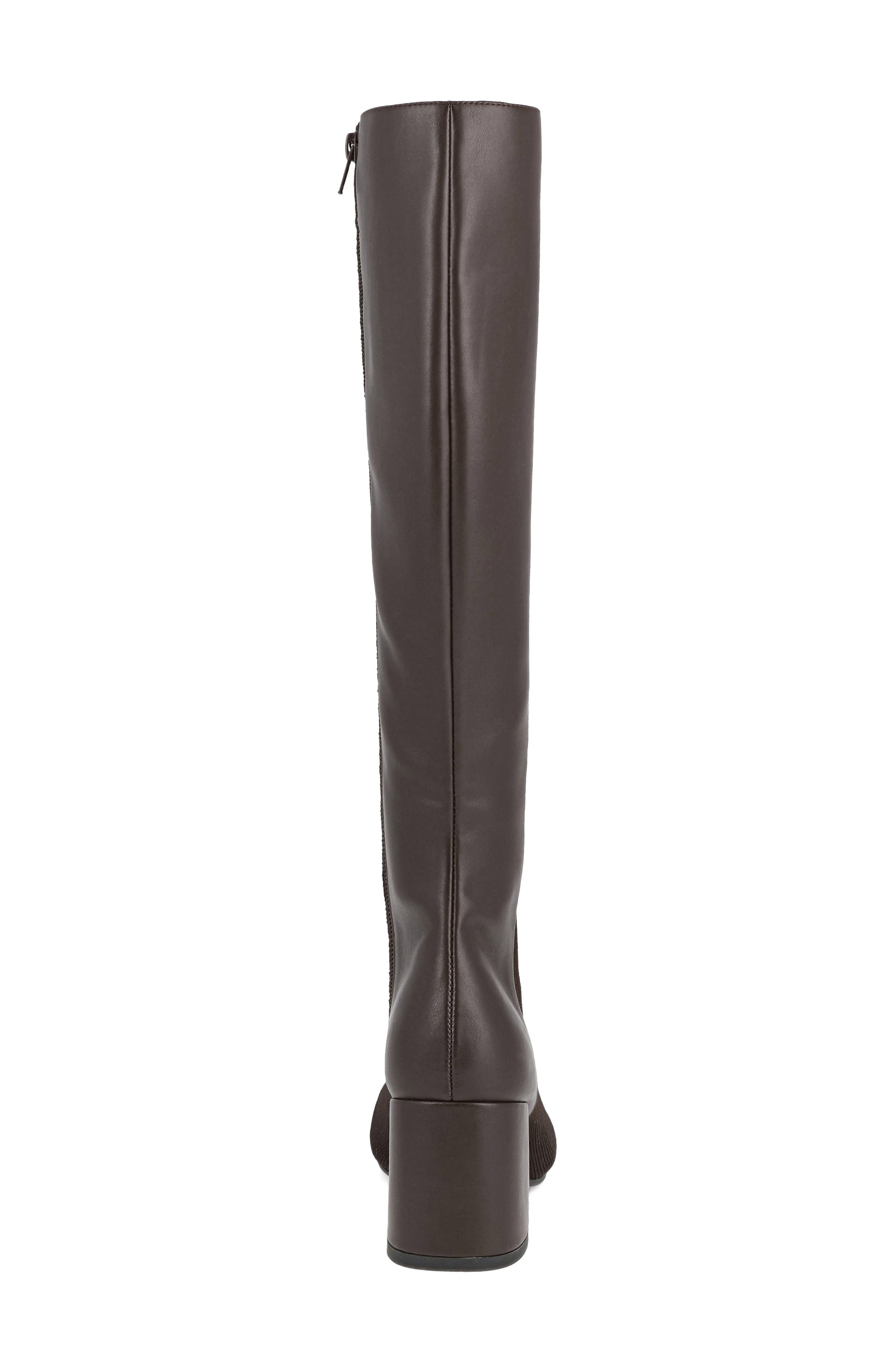Bettina Knee High Boot, Alternate, color, CHOCOLATE