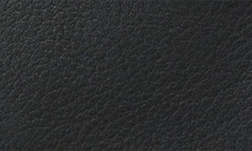 Allsaints Joshi Large Leather Wristlet Clutch In Black