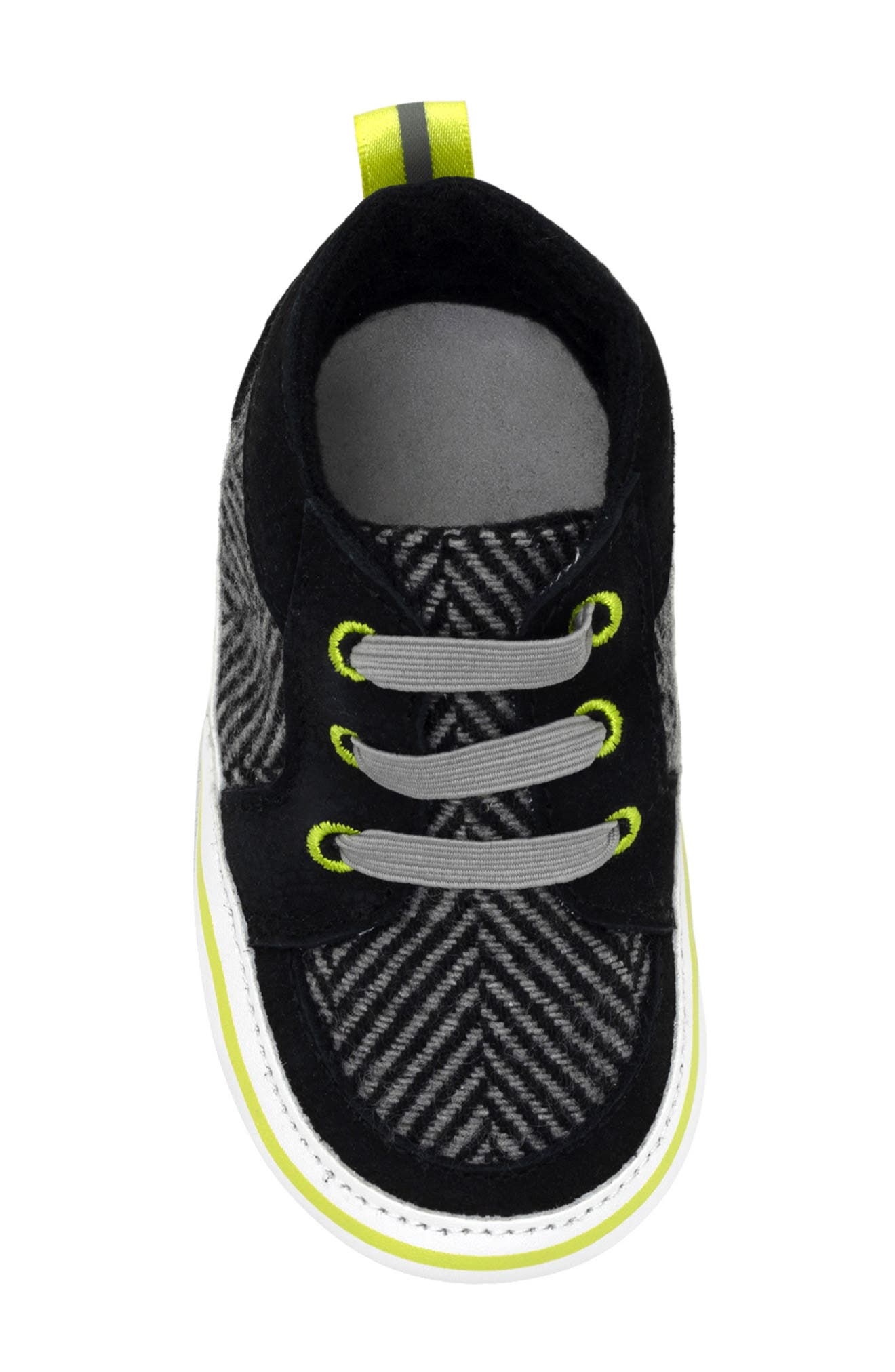 Kids' Julian Leather Sneaker, Alternate, color, BLACK