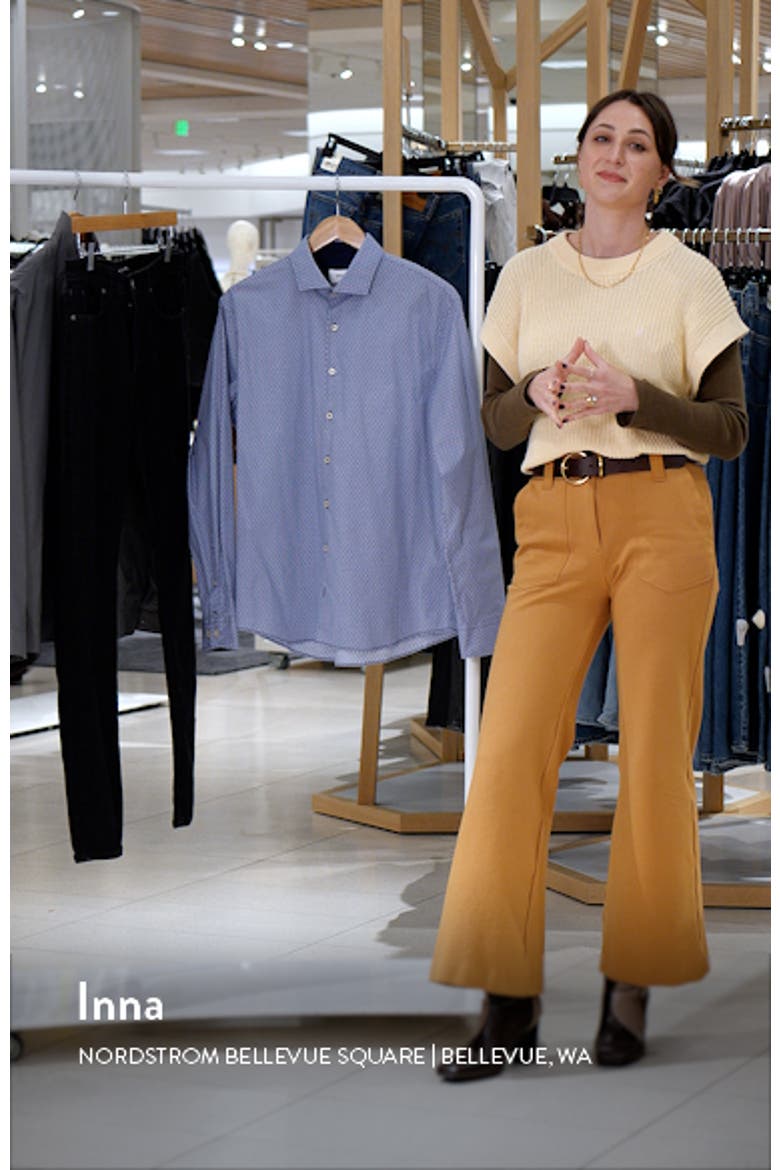 Harold Hi Flex Cotton Button-Up Shirt video