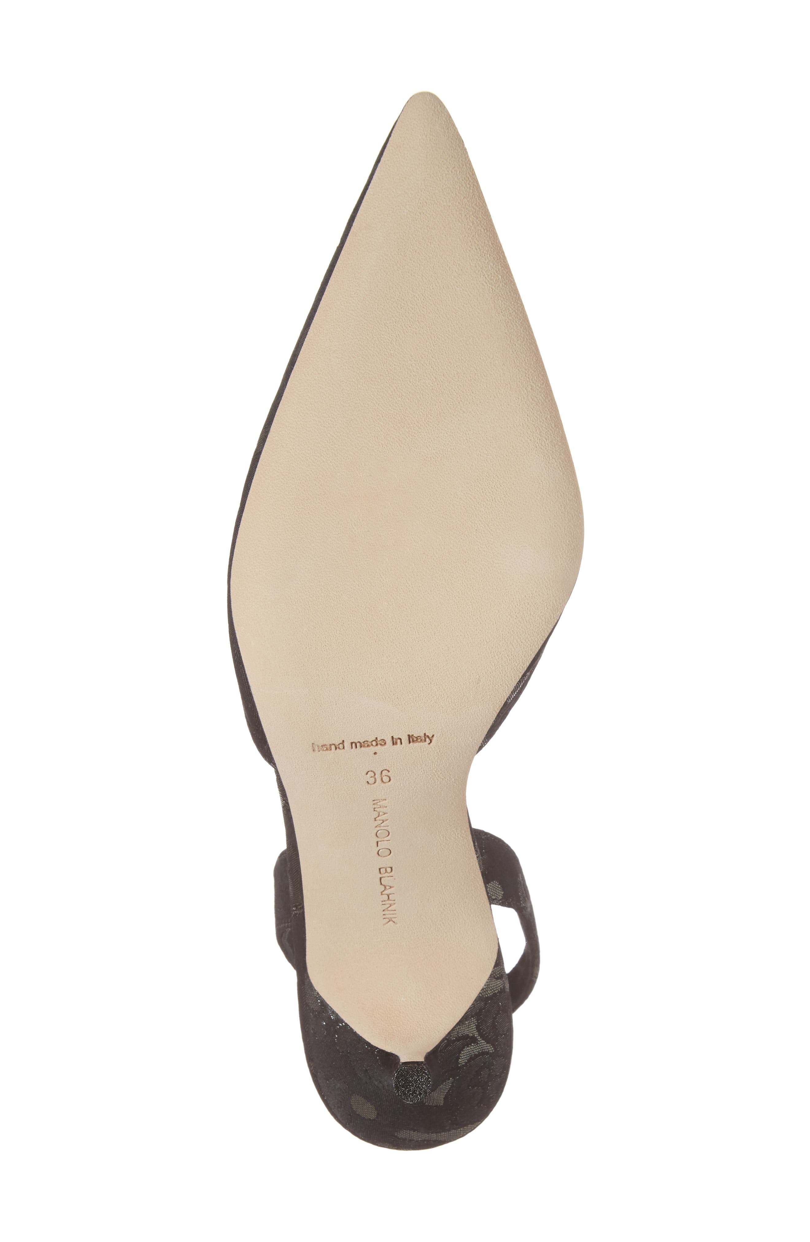 Manolo Blahnik Carolyne Slingback Pump, Alternate, color, 