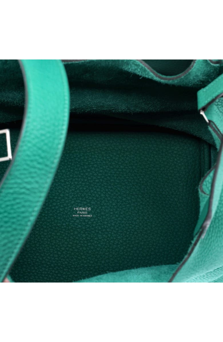 Pre-Owned Hermes Picotin Lock Bag Clemence MM, Alternate, color, Vert Verone