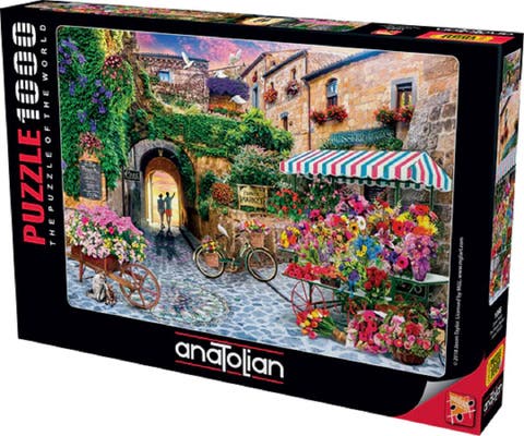 The Flower Market 1000 piece Jigsaw Puzzle for Adults