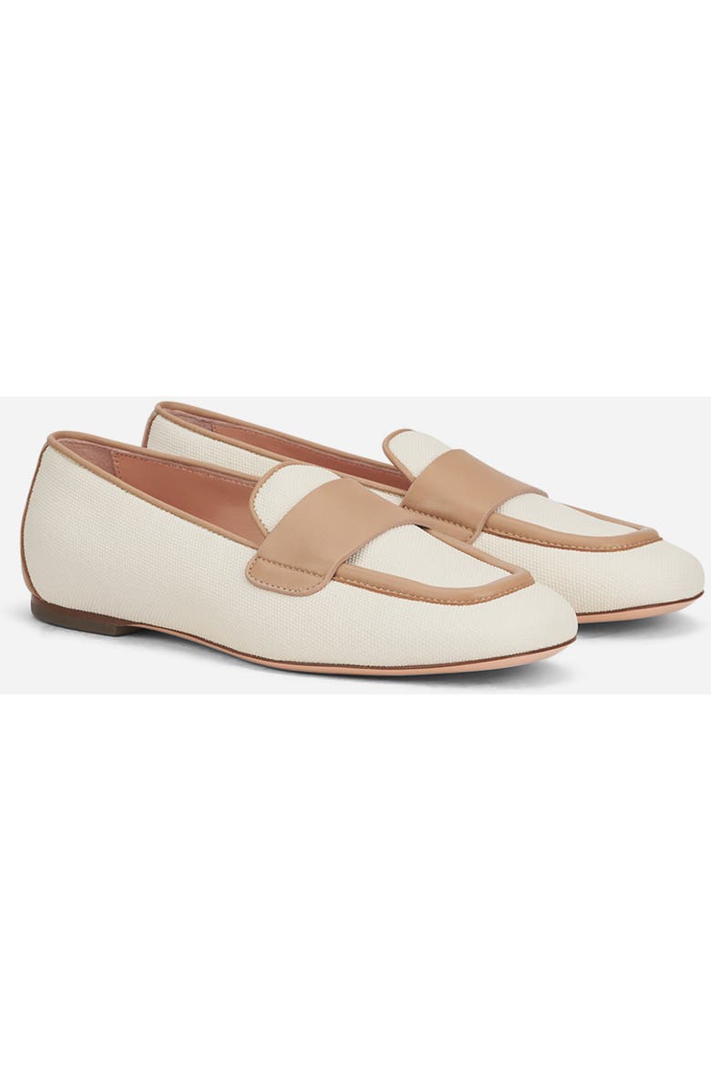 AGL Sheryl Raffia Moccasin, Alternate, color, Water Resistant Ivory