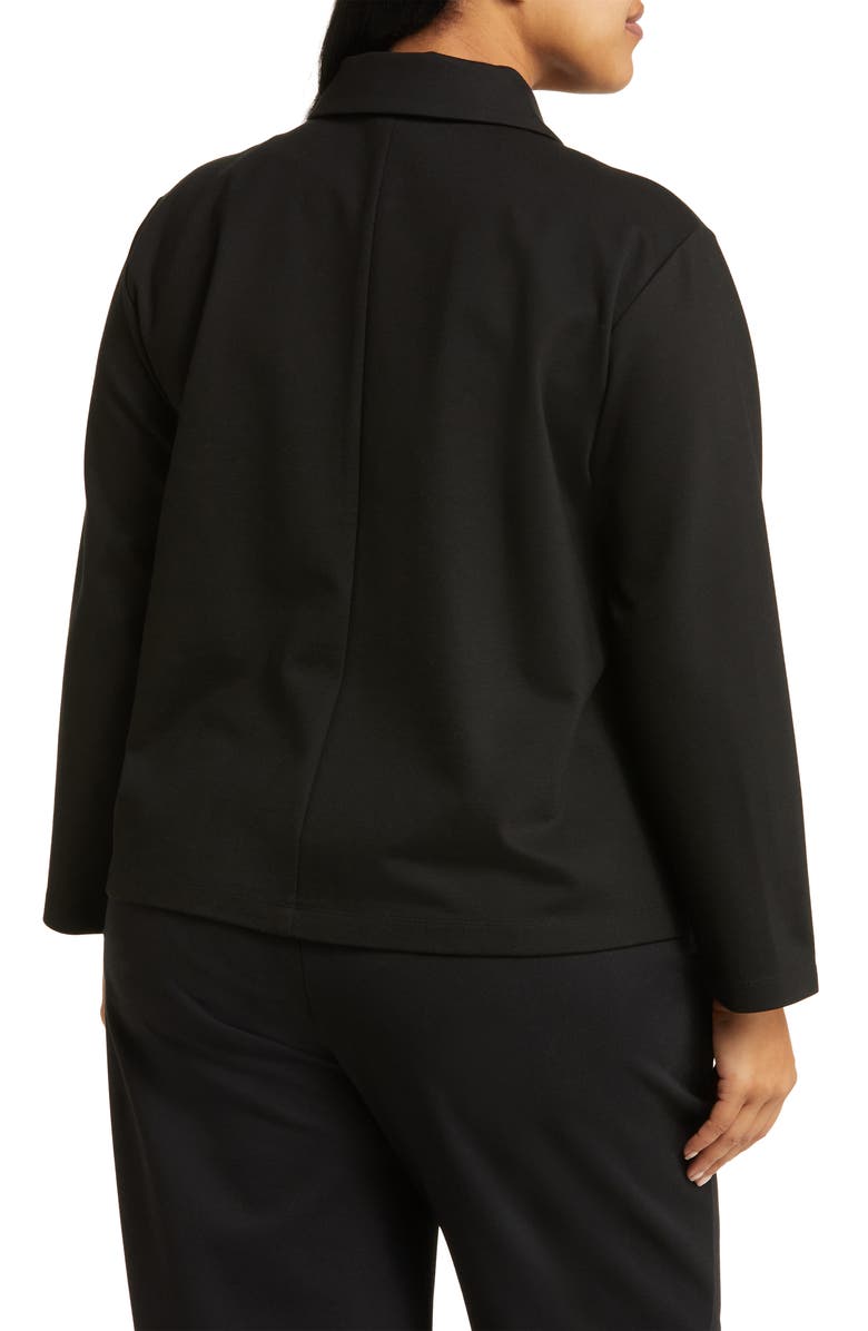 Eileen Fisher Classic Collar Zip Jacket, Alternate, color, 