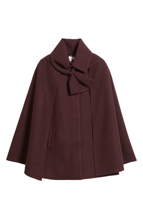 Bow Scarf Collar Cape