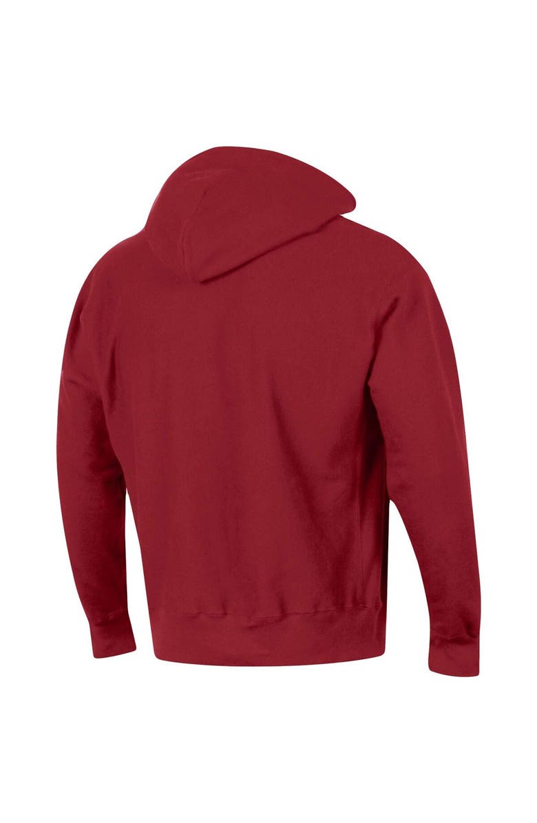 Champion Men's Champion Cardinal Stanford Cardinal Team Arch Reverse Weave Pullover Hoodie, Alternate, color,