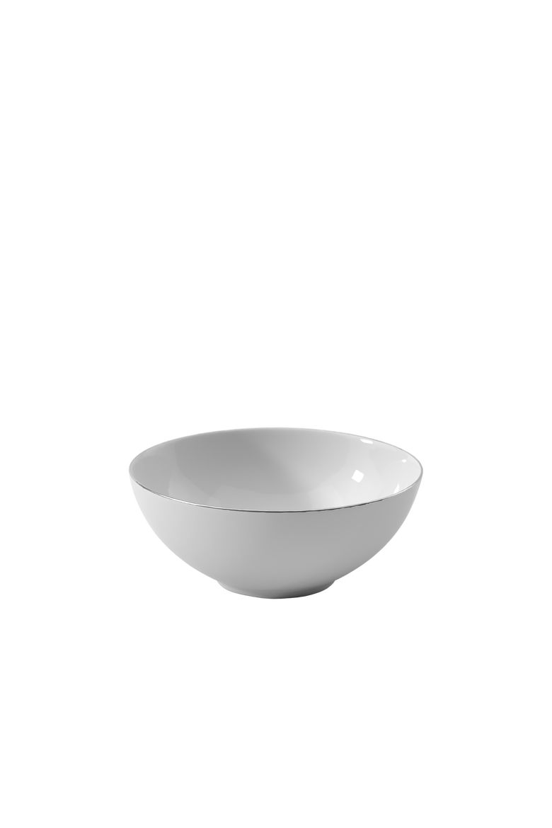 Anmut Platinum No.1 Fruit Dish, Main, color, white