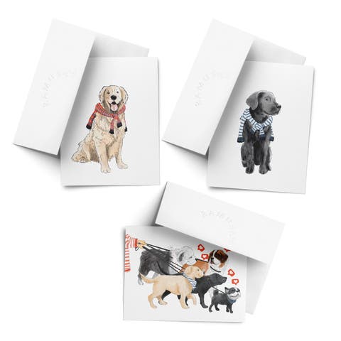 Everyday Greeting Card Pack (3ct) "Lab, Dog Walking, Retriever"