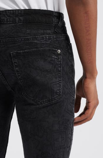 Van Winkle Stencil Skinny Jeans
