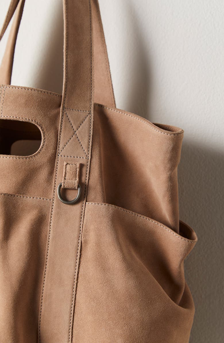 Free People Caravan Suede Tote, Alternate, color,