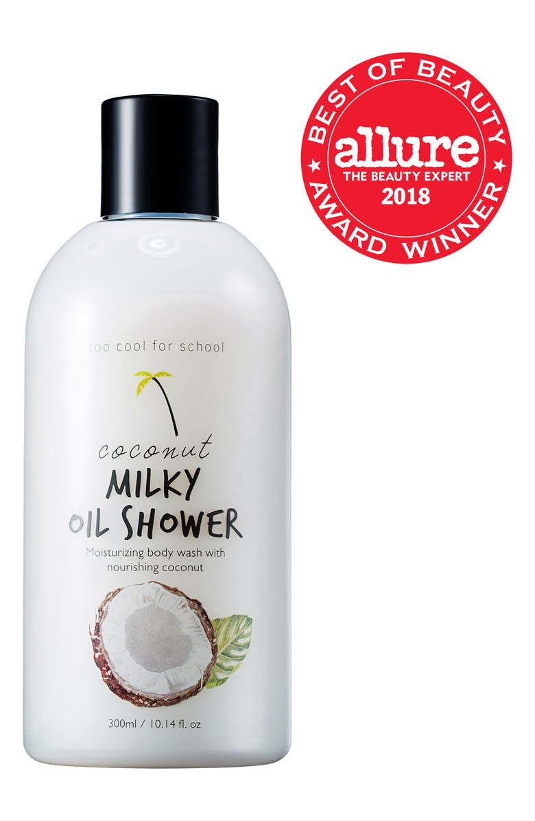Too Cool for School Coconut Milky Oil Shower Moisturizing Body Wash, Alternate, color,