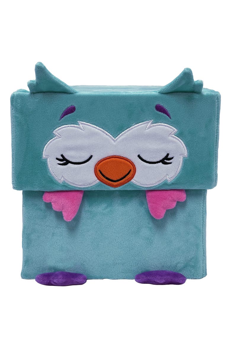 Adorable Storables Owl Teal & Pink 8 InchesAges 1+, Alternate, color, Multicolored
