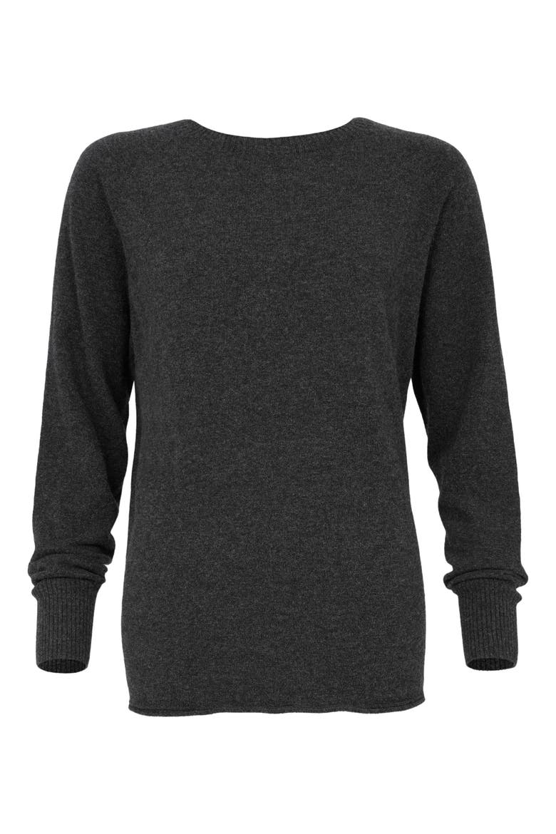 Geelong Slouch Crew Sweater, Alternate, color, CHARCOAL