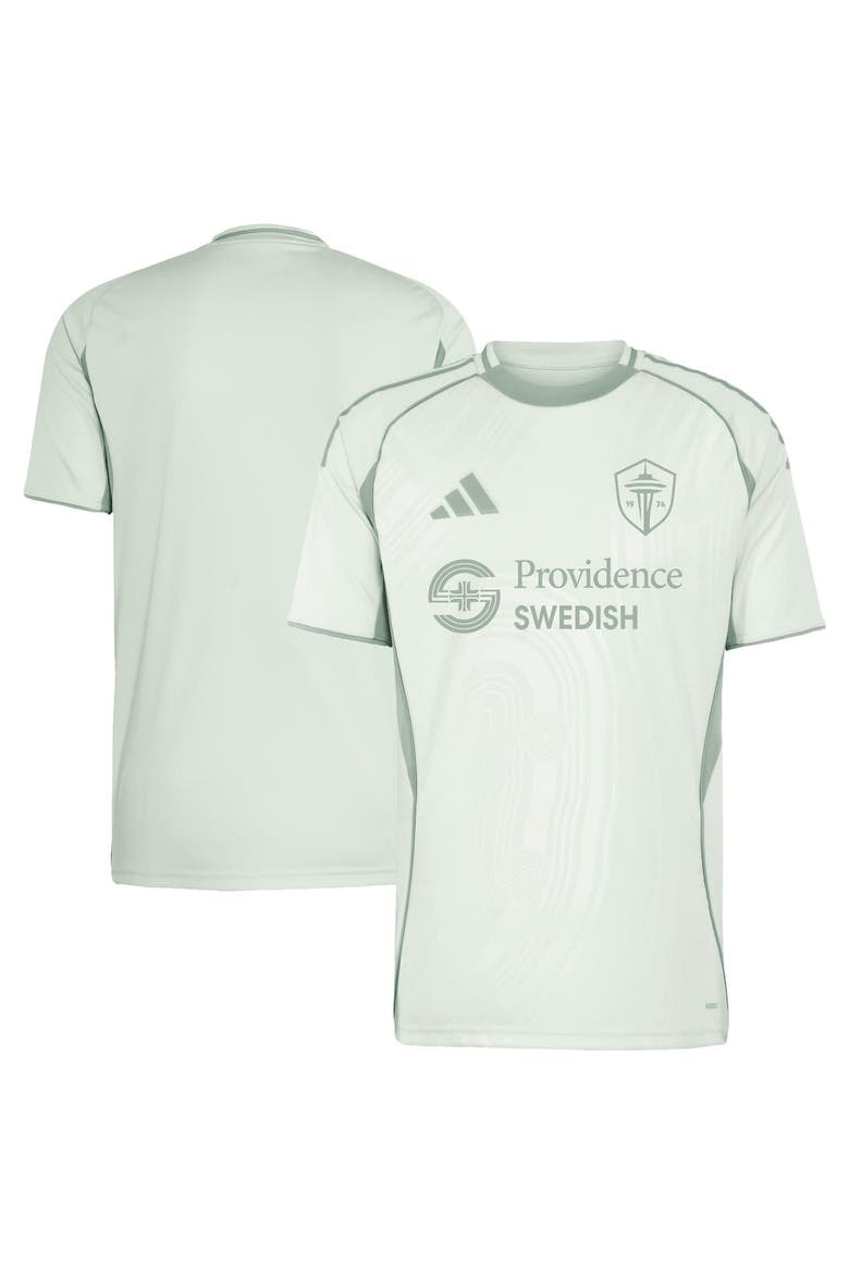 Men's adidas Light Green Seattle Sounders FC 2025 One Planet Pre