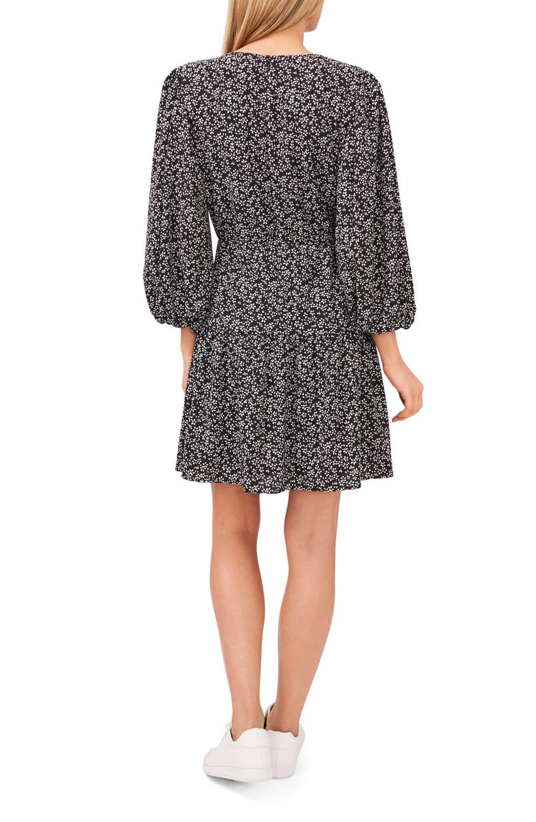 CeCe Ruffle Long Sleeve Minidress, Alternate, color, 