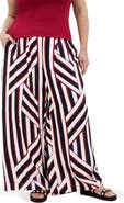 City Chic Haylee Striped Wide Leg Pants