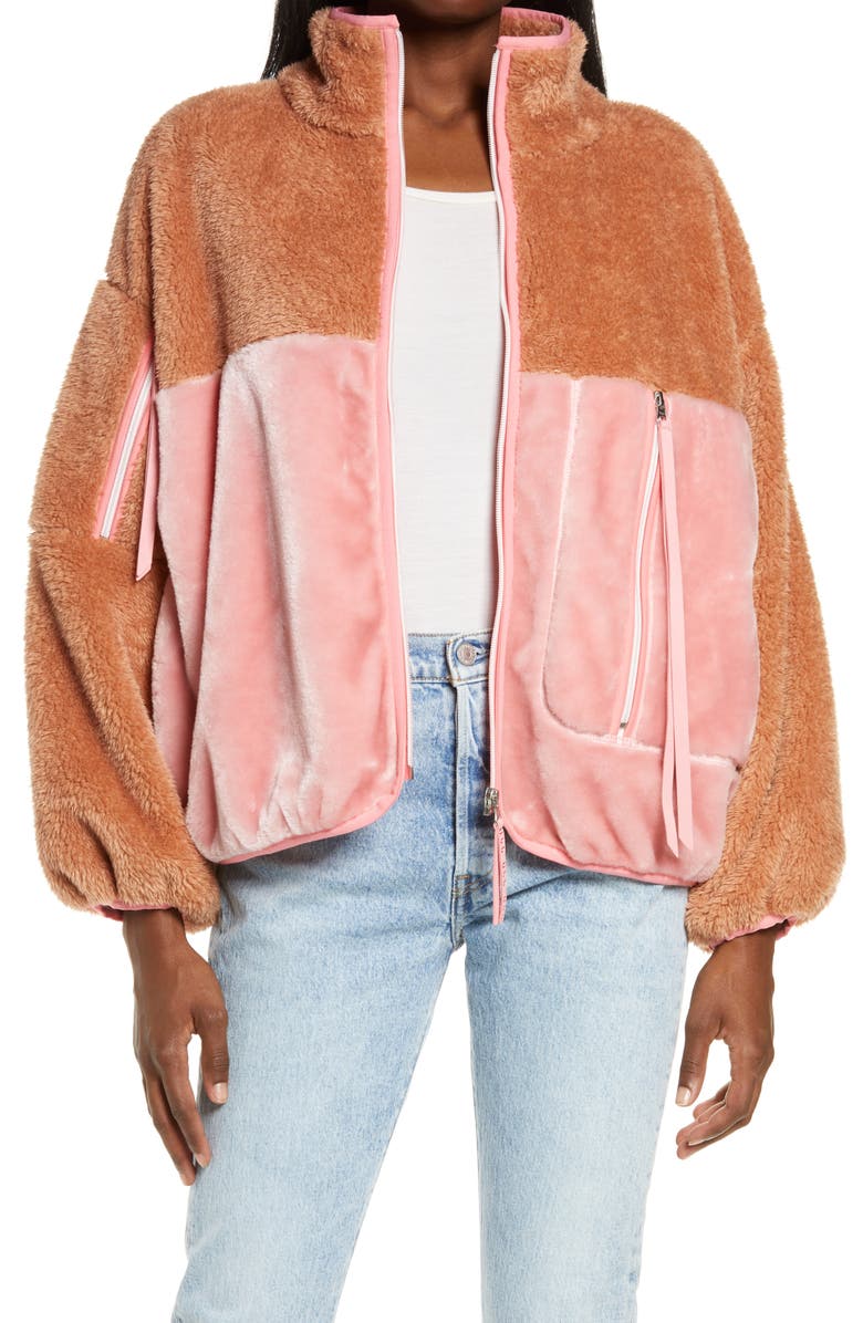 UGG<sup>®</sup> Marlene Faux Fur Jacket, Main, color,