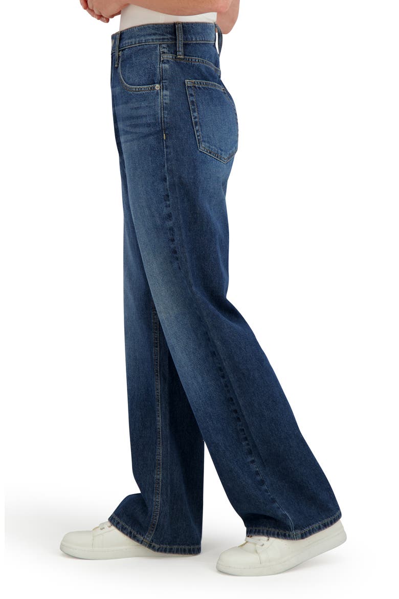 High Waist Wide Leg Jeans, Alternate, color, SASSAFRAS