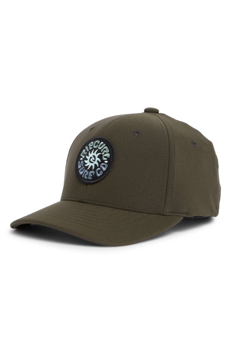 Rip Curl Kids' FlexFit Fitted Baseball Cap, Main, color, Olive