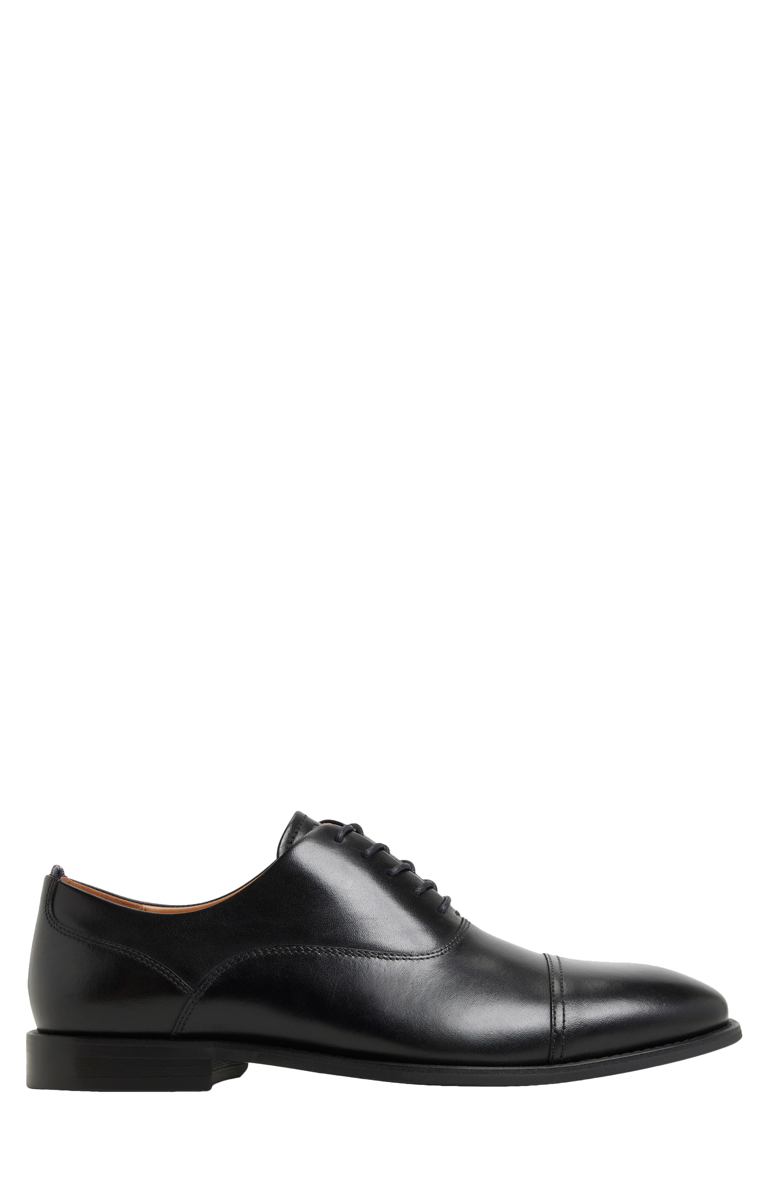Brooks Brothers Cassel Cap Toe Oxford, Alternate, color, Black