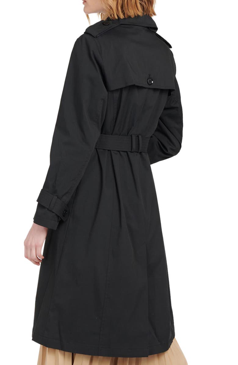 Barbour Flodden Belted Double Breasted Trench Coat, Alternate, color, 