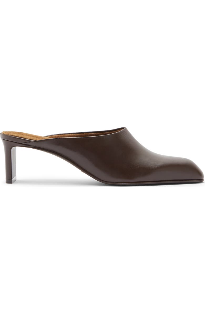Khaite Colt Square Toe Mule, Alternate, color, Cacao