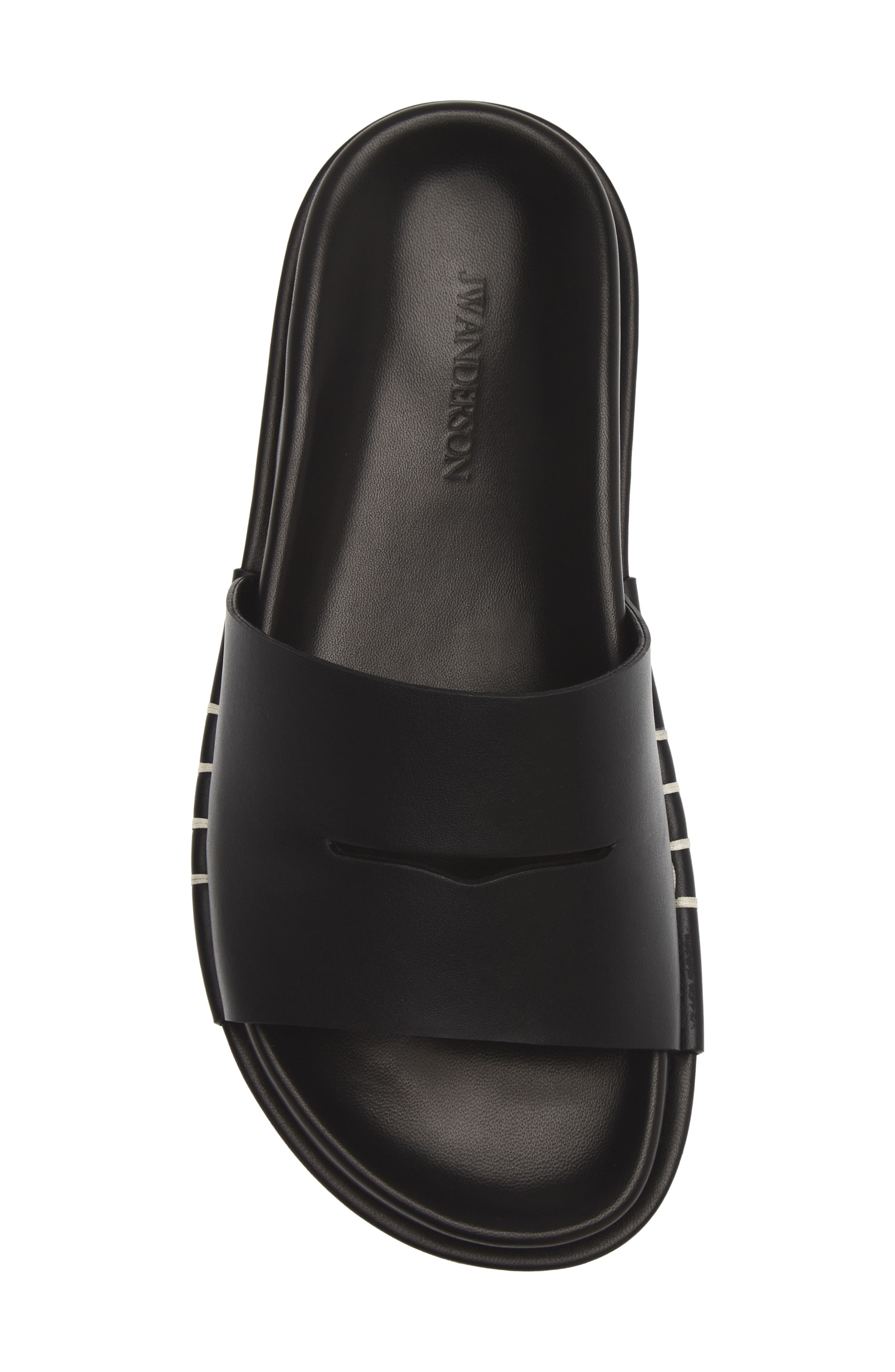 Fussbett Slide Sandal, Alternate, color, BLACK