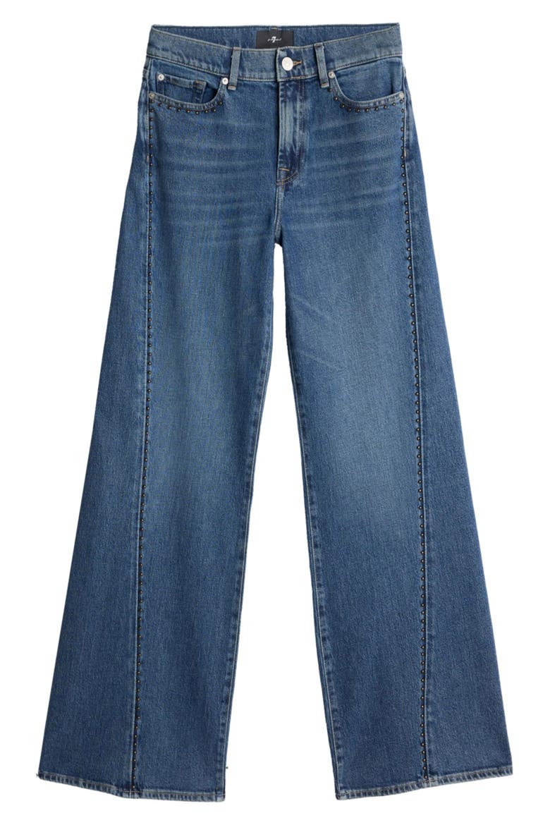 Lotta Twisted Seam High Waist Wide Leg Jeans, Alternate, color, STREET WISE WIT