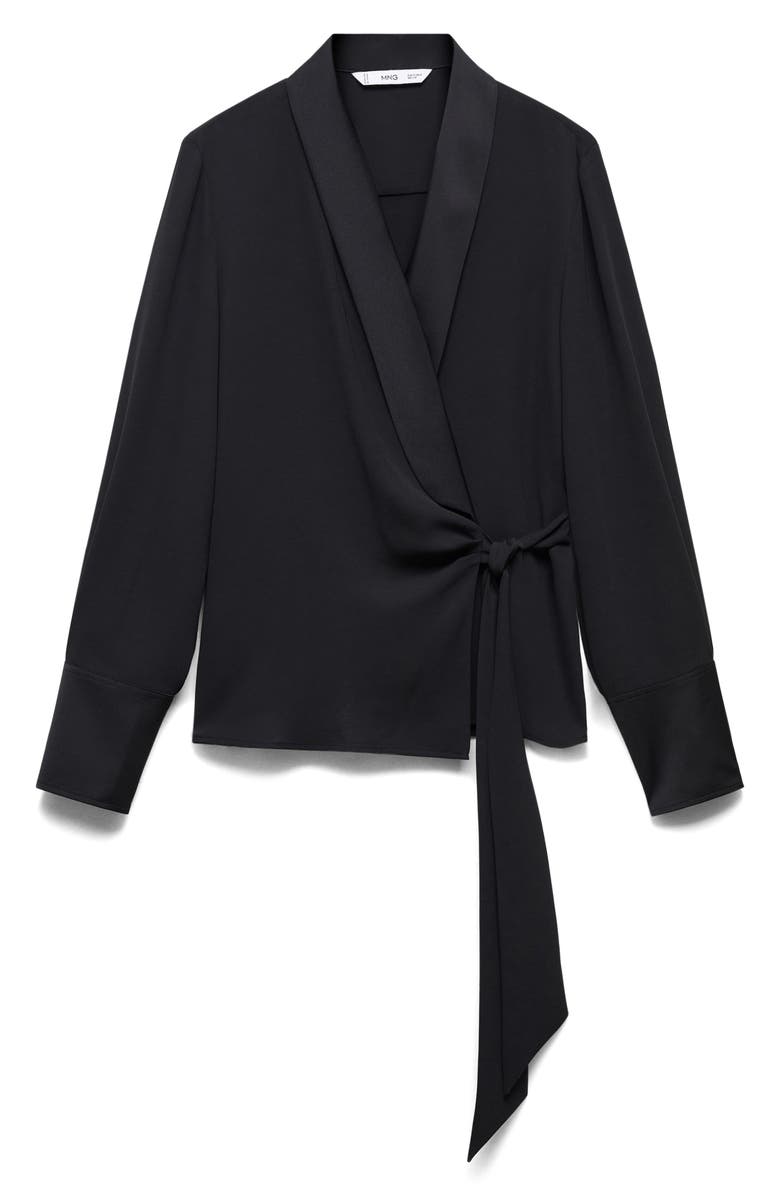 MANGO Wrap Shirt, Alternate, color, 