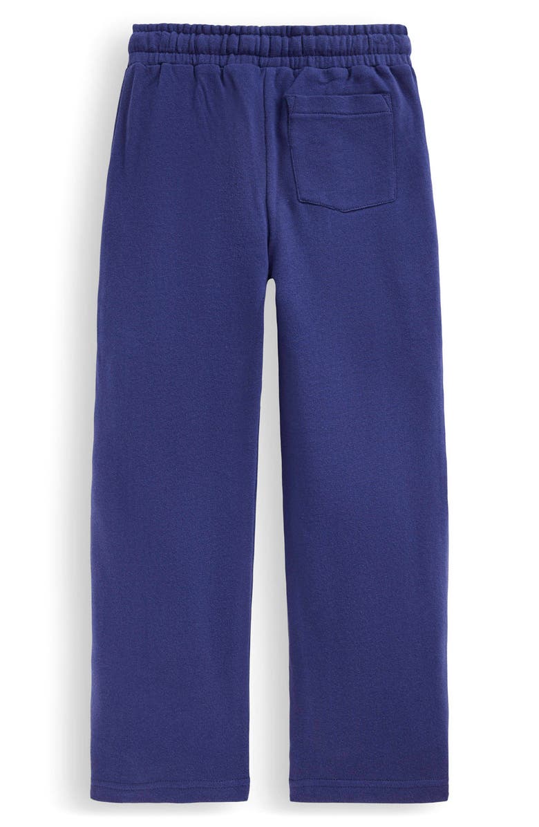Boden Kids' Straight Leg Cotton Joggers, Alternate, color, Navy