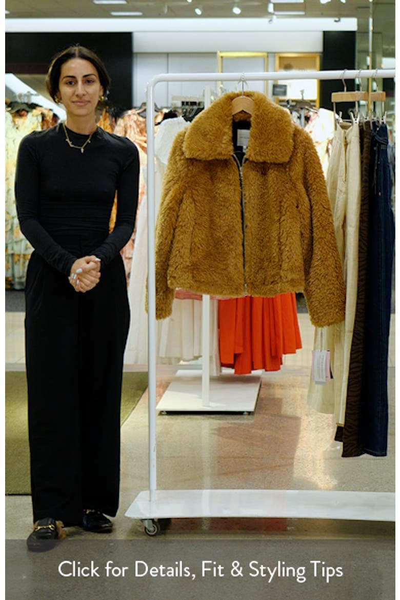 Faux Fur Zip-Up Jacket video