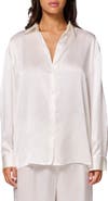 Simone Perele Love Me Silk Blend Button-Up Shirt