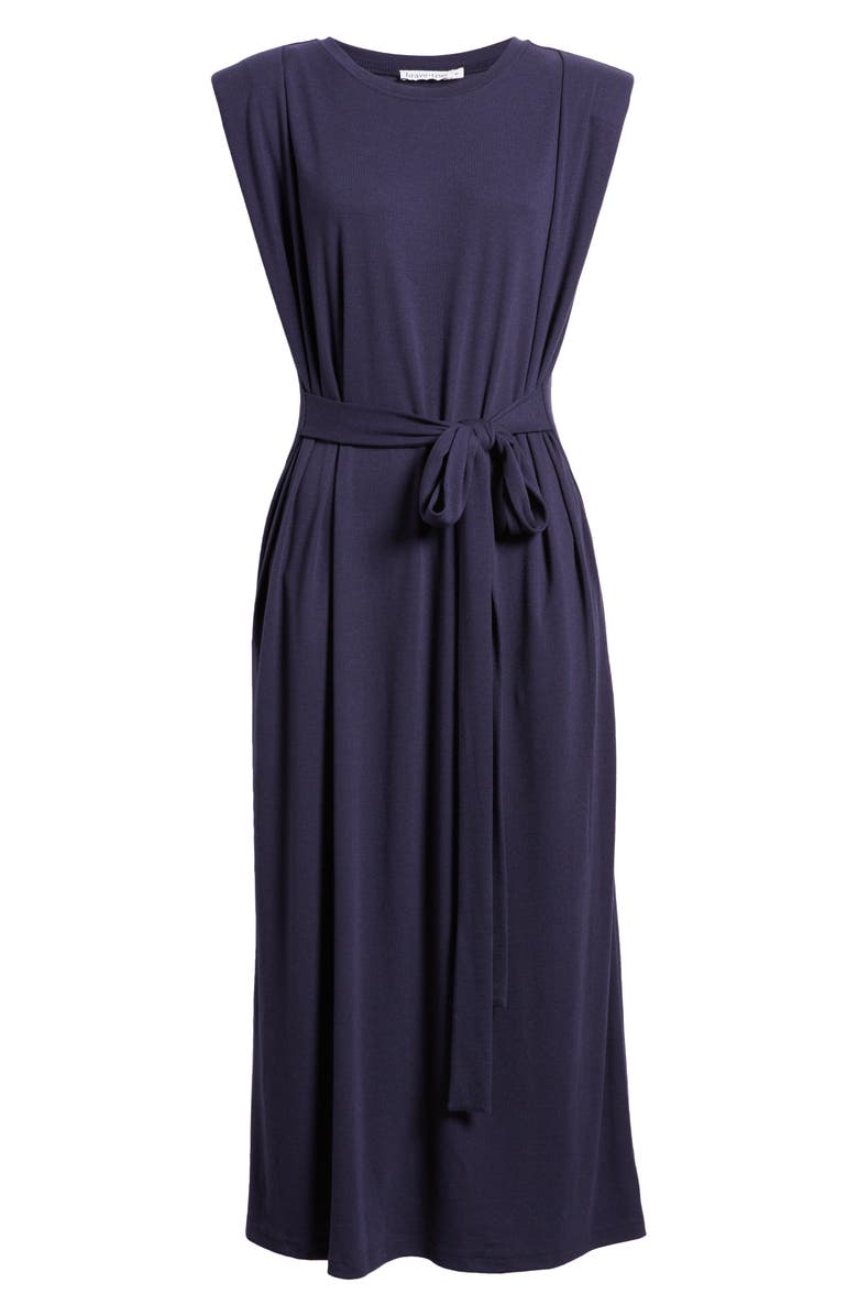 Brave+True Conroy Cap Sleeve T-Shirt Dress, Alternate, color, Navy