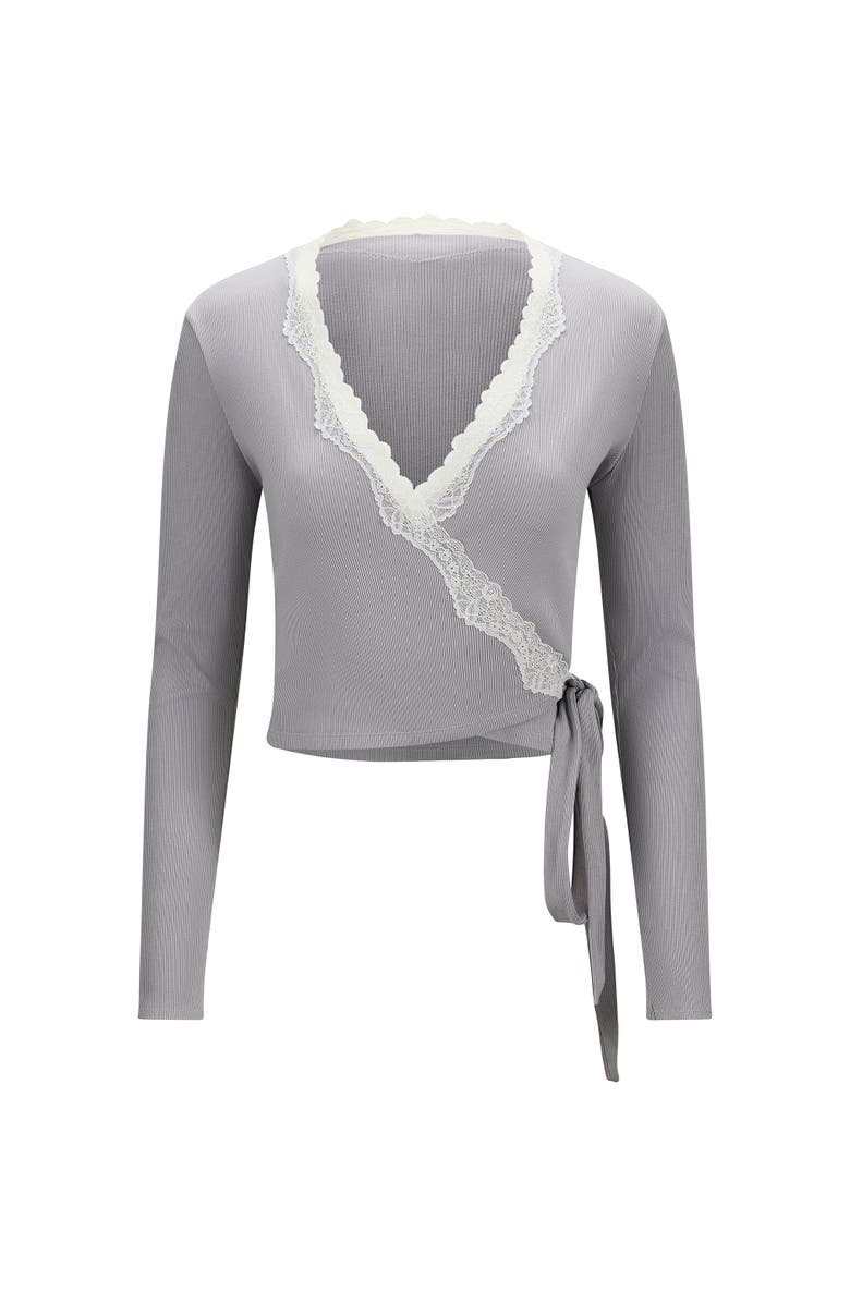 Adore Me Rib Knit Ballet Wrap, Alternate, color, 