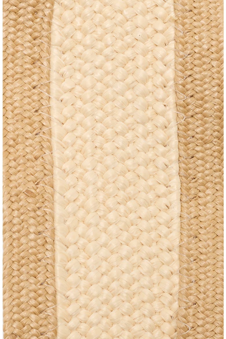 Two-Tone Stretch Straw Belt, Alternate, color, NATURAL