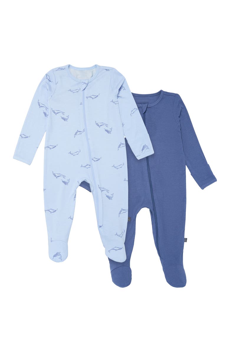 Modern Moments<sup>™</sup> by Gerber Blue Whale Sleep 'N Play With Mittens, Main, color, Blue Whale
