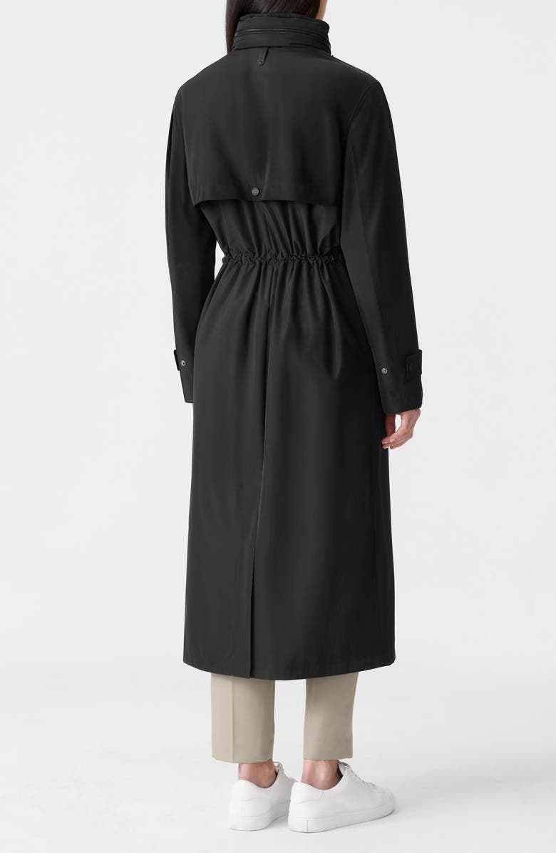 Mackage Magdalena Water Repellent Raincoat with Stowaway Hood, Alternate, color, 